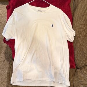 Polo by Ralph Lauren Men's Large White Tee Shirt